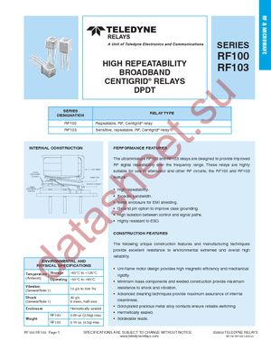 RF100-5 datasheet  